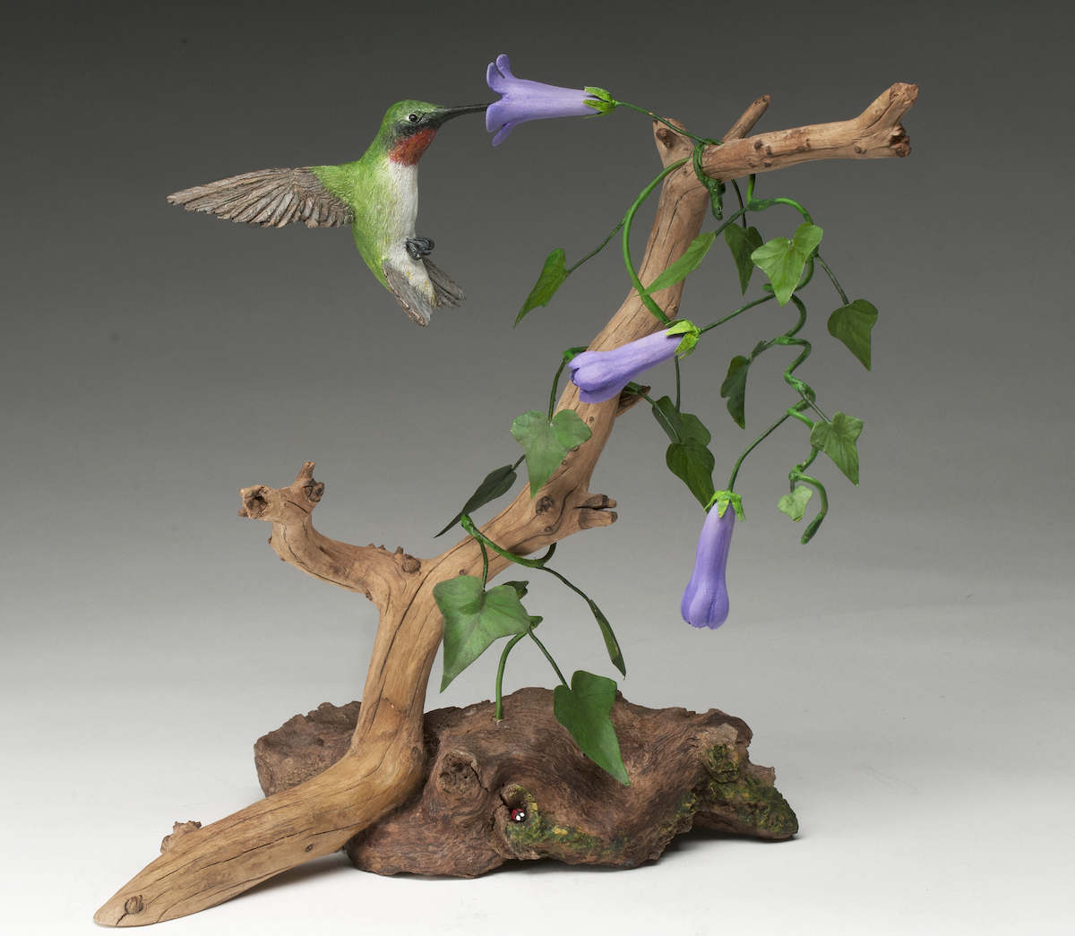 Wildbirds - Novice 1st Colleen Noonan - Hummingbird on Vine