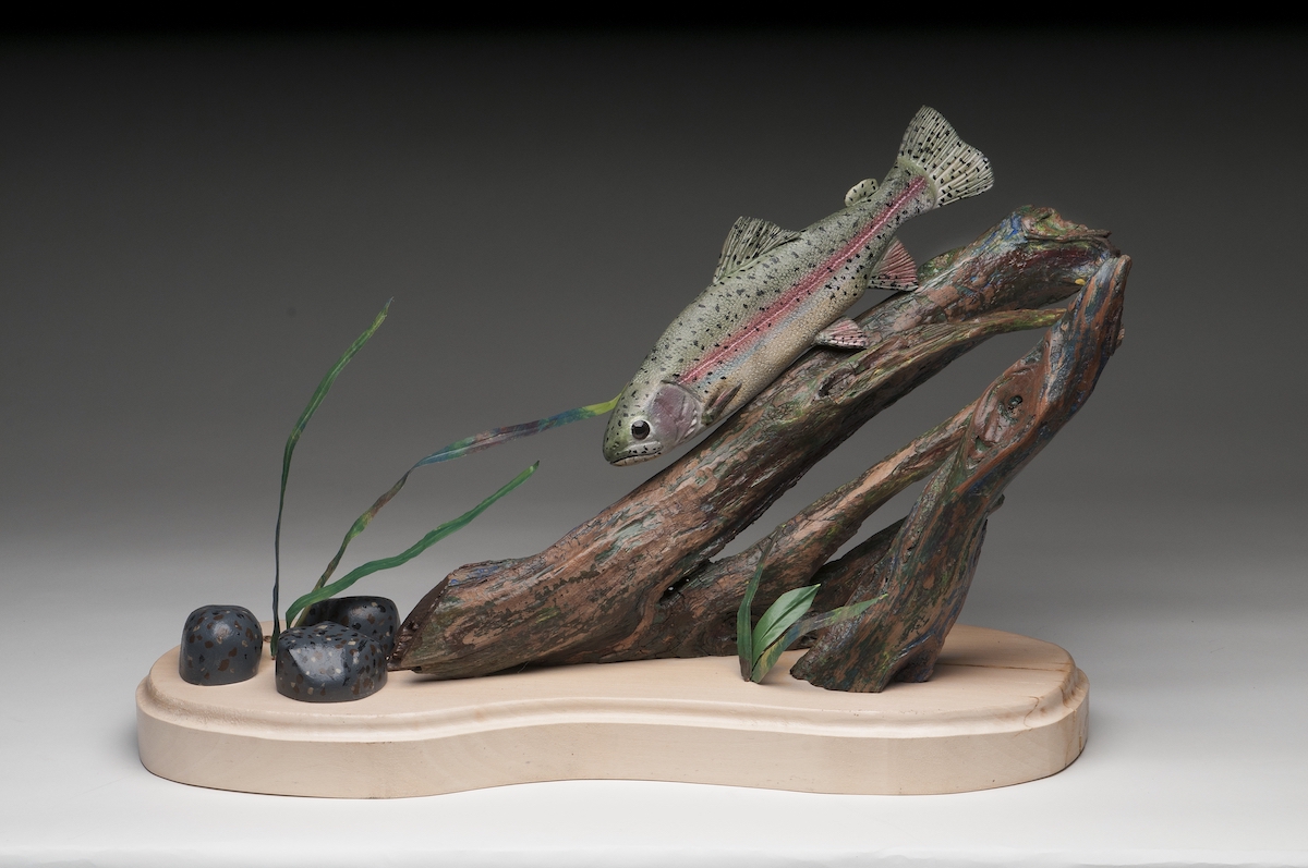 2nd Best of Show - Fish, Novice: Norman Legare - Rainbow Trout